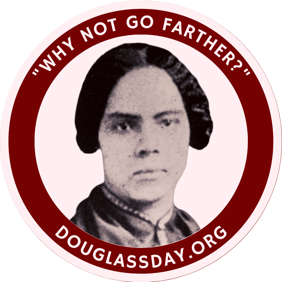 Mary Ann Shadd Cary headshot and motto 'Why not go farther?'